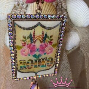 Gypsy South Rodeo Necklace Genuine Howlite Beads